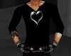 black heart shirt emo