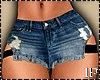 Ripped Denim Shorts RL