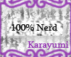 (KY) 100% Nerd Sticker