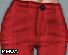 Kx! Elegant Red Pants