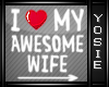 Awesome Wife Sign v2