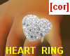 [cor] Heart ring