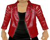 Ash Red Leather Jacket