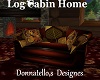 log cabin lov seat
