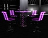 purple diamond table