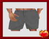 Gray Casual Shorts