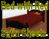 Comfy Bed w/Red satin