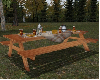 B3-Outdoor picnic Table