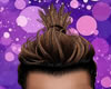 long hair with a bun