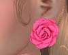 Pink Rose Earring