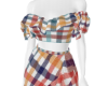Plaid Ruffle Dress
