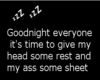 Goodnight Sign