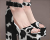 ♡ heels cow ♡