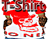 WHITE RED T-SHIRT BONES