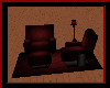 Blood Red Lounge Chairs