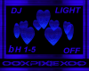 BLUE HEART DJ LIGHT 3