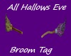 All Hallows Eve BroomTag