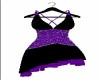 Purple & Black Dress