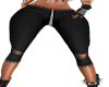 Sassy black zip pants