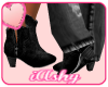 !A Black Leather Boots