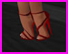 Di* Red Sandal Heels