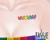 Rainbow Hearts Tattoo