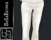 BB White Silk Pants