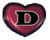 D heart letter
