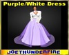 Purple/White Dress