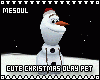 Cute Christmas Olaf Pet