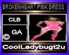 BROKENHEART PINK DRESS