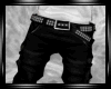 Emo Black Tooling Pants