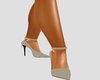 Tan Pumps with Stap