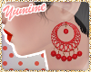 [Y] RED Gitana Earrings