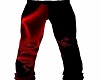 Black Red muscle pants