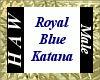 Royal Blue Katana M