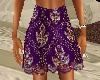 purple regal skirt