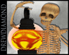 Dd-Pumpkin lamp Skeleton