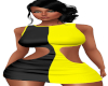 Black & Yellow RLL Dress