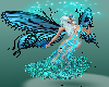 Black Blue Butterfly Fairy