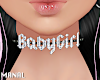 Babygirl choker