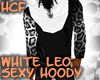 HCF White Leo Hoody