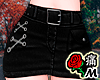 蝶 Blk Jeans Skirt v3