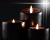 purple black candels