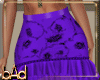 Flur Purple Ruffle Skirt