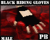 (PB)Black Leather Gloves