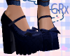 {GR} blue heels