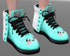 Cyan Kawaii Shoes