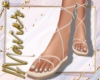 N| Cream sandals