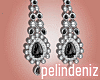 [P] Glam black earrings